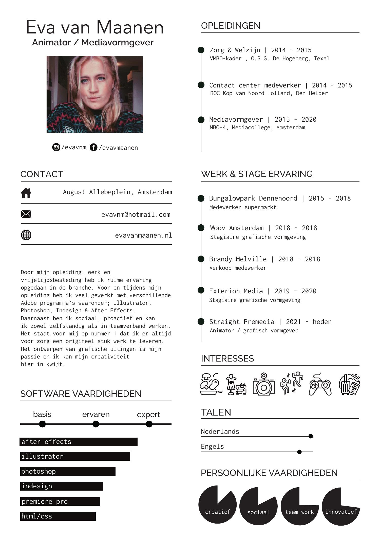 Cv Eva Van Maanen Pdf DocDroid