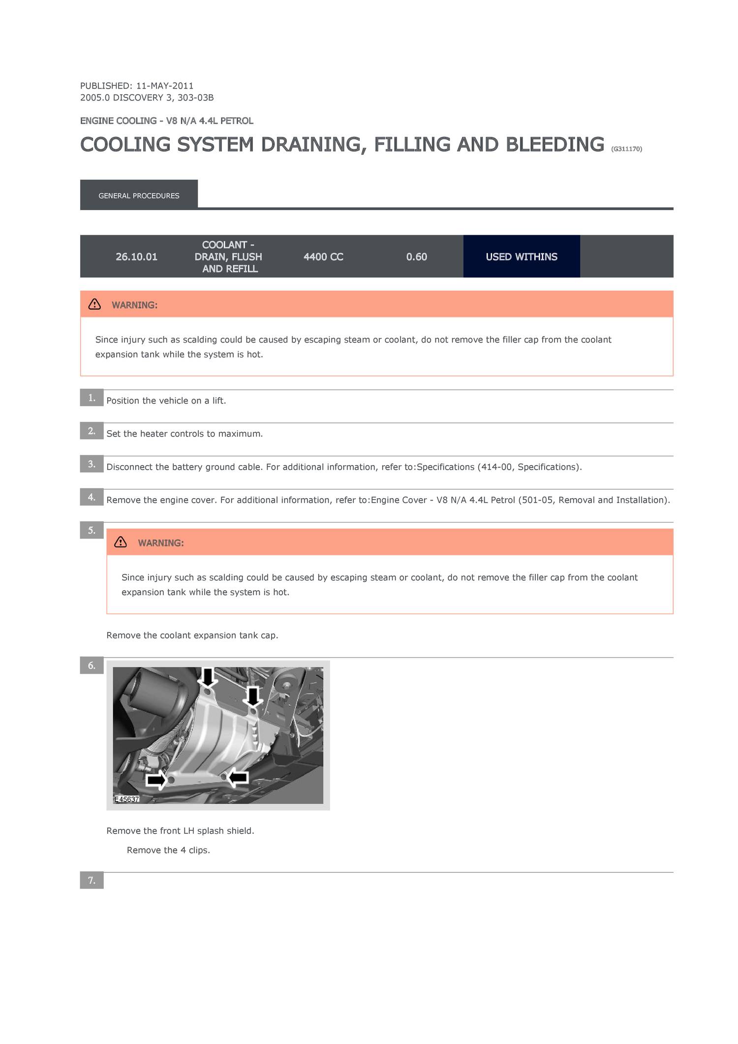 D V Coolant Procedure Pdf Docdroid