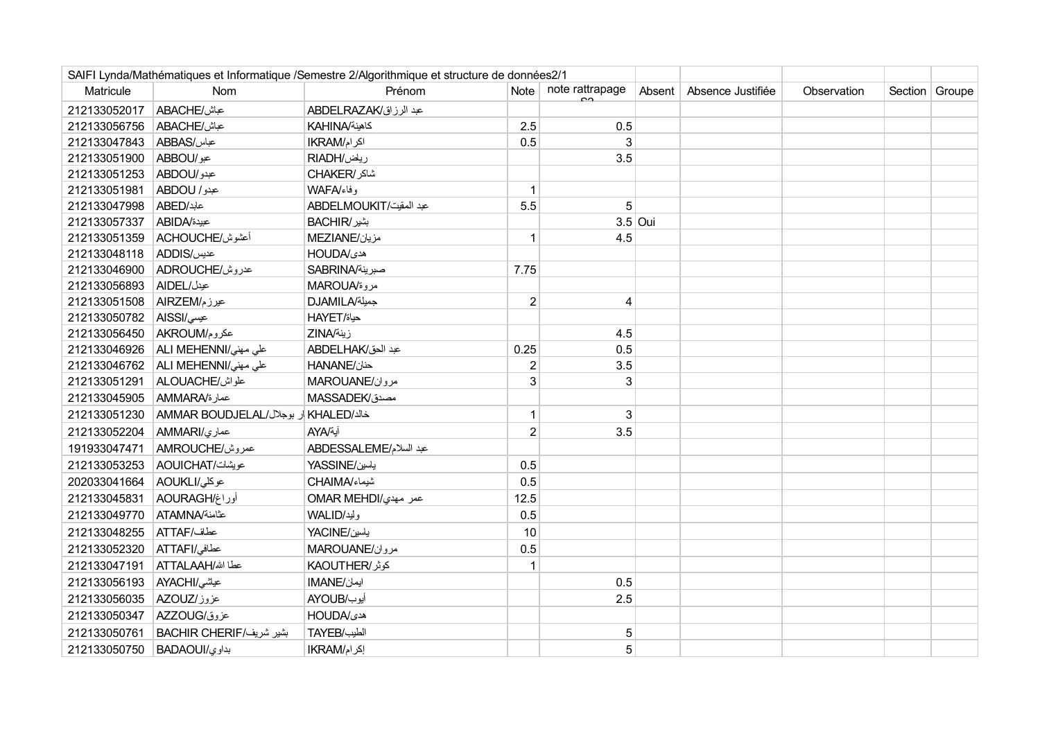 ASD2 Rattrapage Xlsx 3 Pdf DocDroid