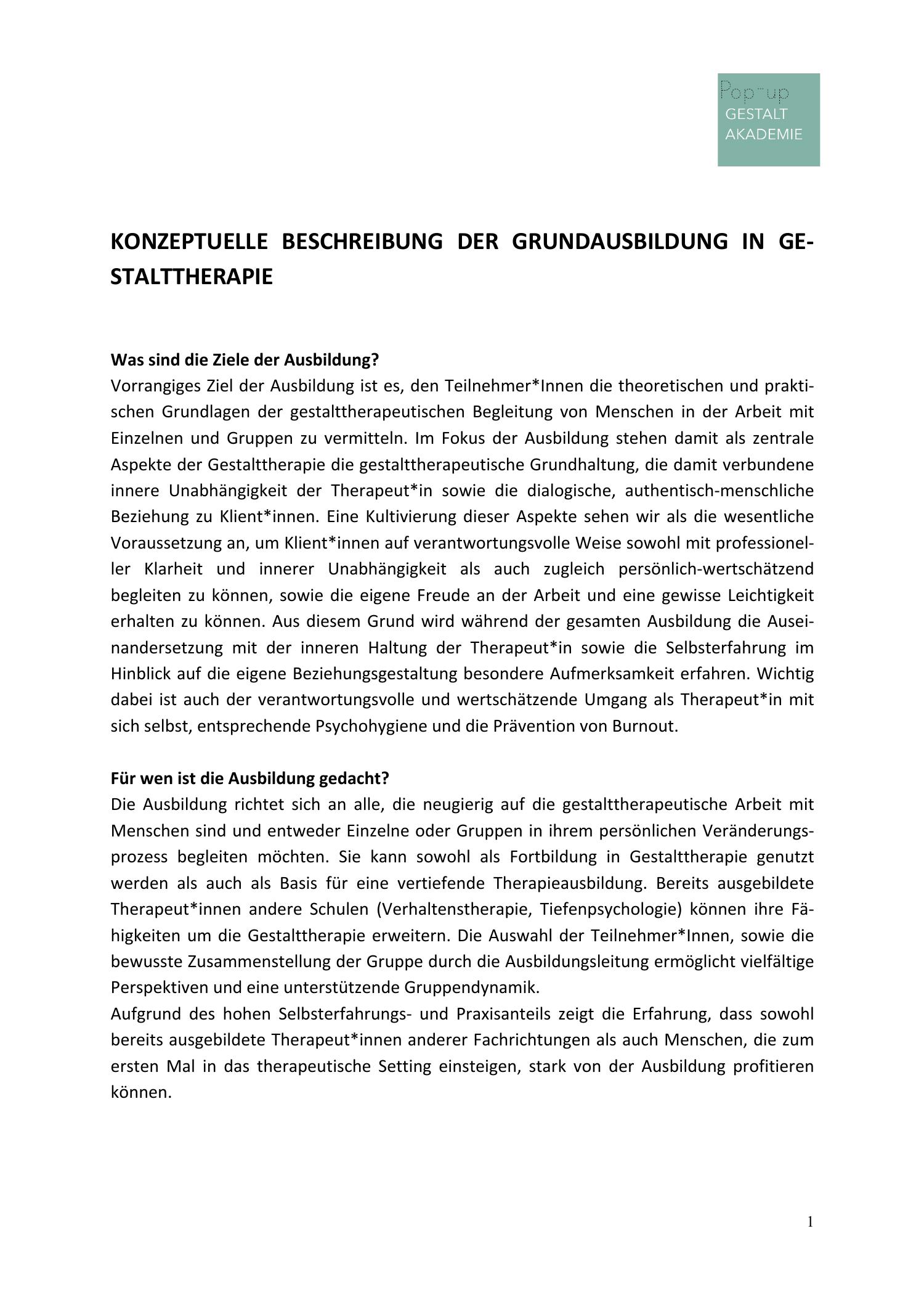 Informationen Zur Grundausbildung In Gestalttherapie Kopie Pdf DocDroid