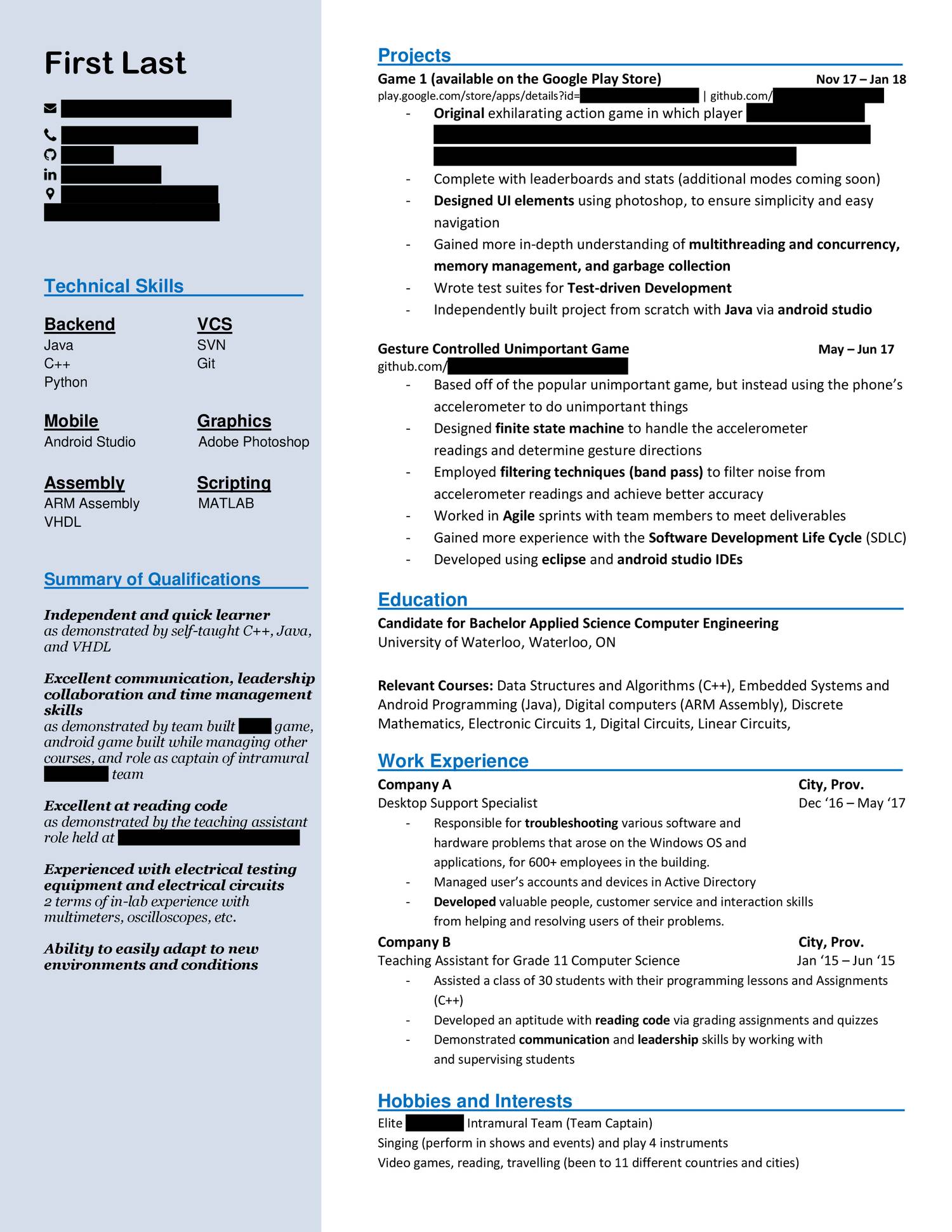 Resume Redacted Pdf DocDroid