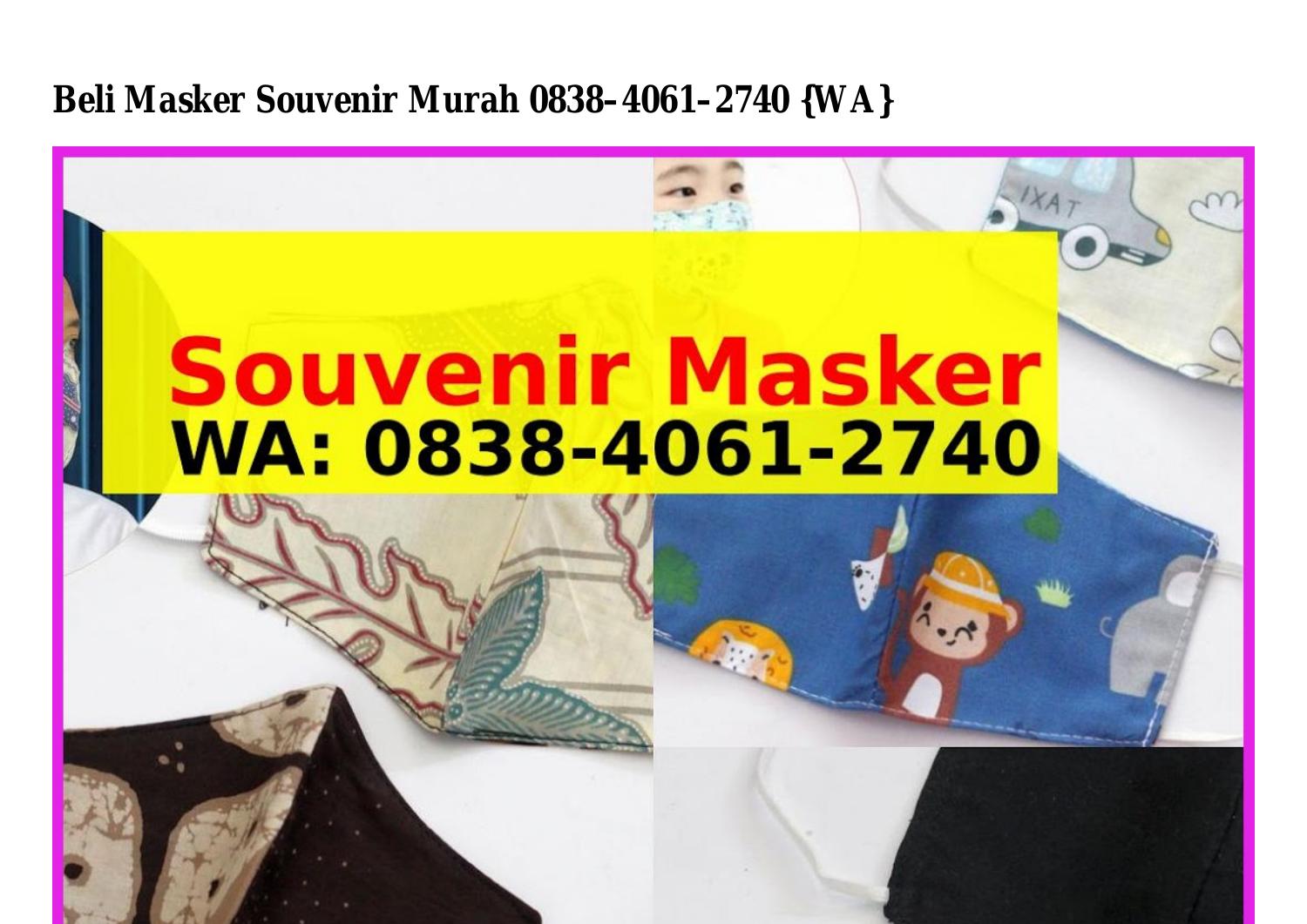 Beli Masker Souvenir Murah Pdf Docdroid