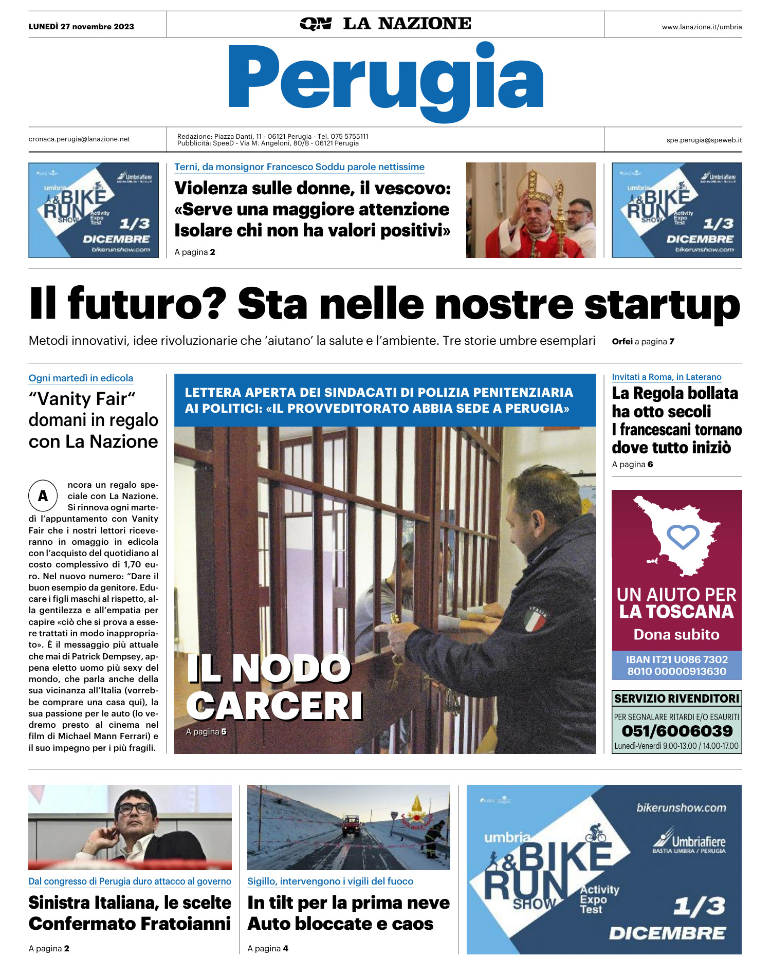 Rassegna Stampa Del 27 Novembre 2023 Prime Pagine Dei Giornali In Pdf