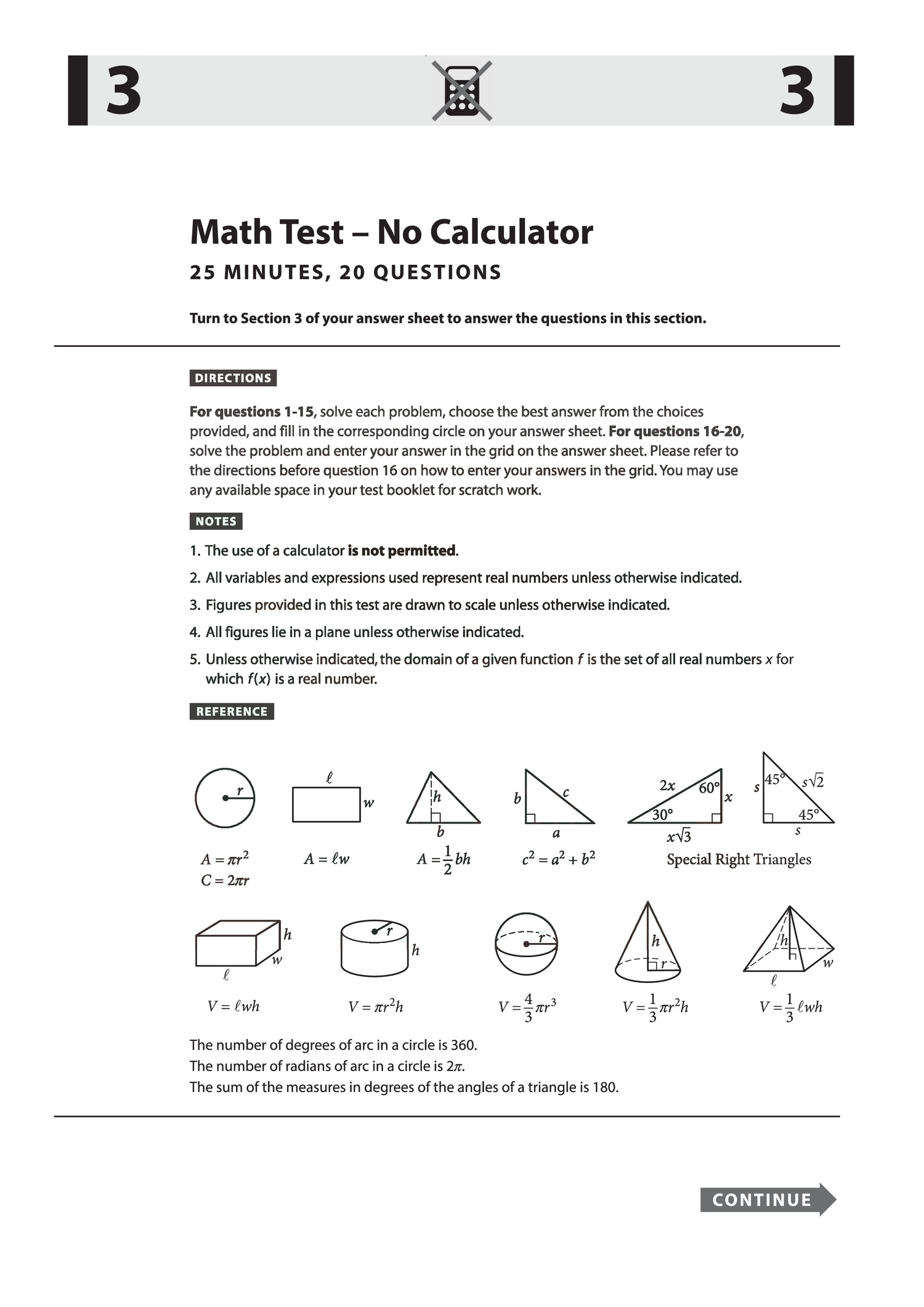 2019 May SAT US Version Math Sections Only Recreation Pdf DocDroid