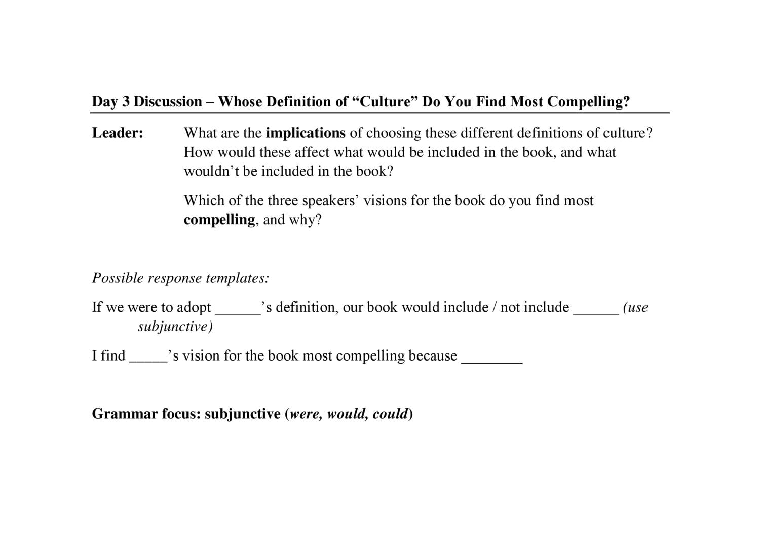 Day 3 Discussion Script Docx DocDroid