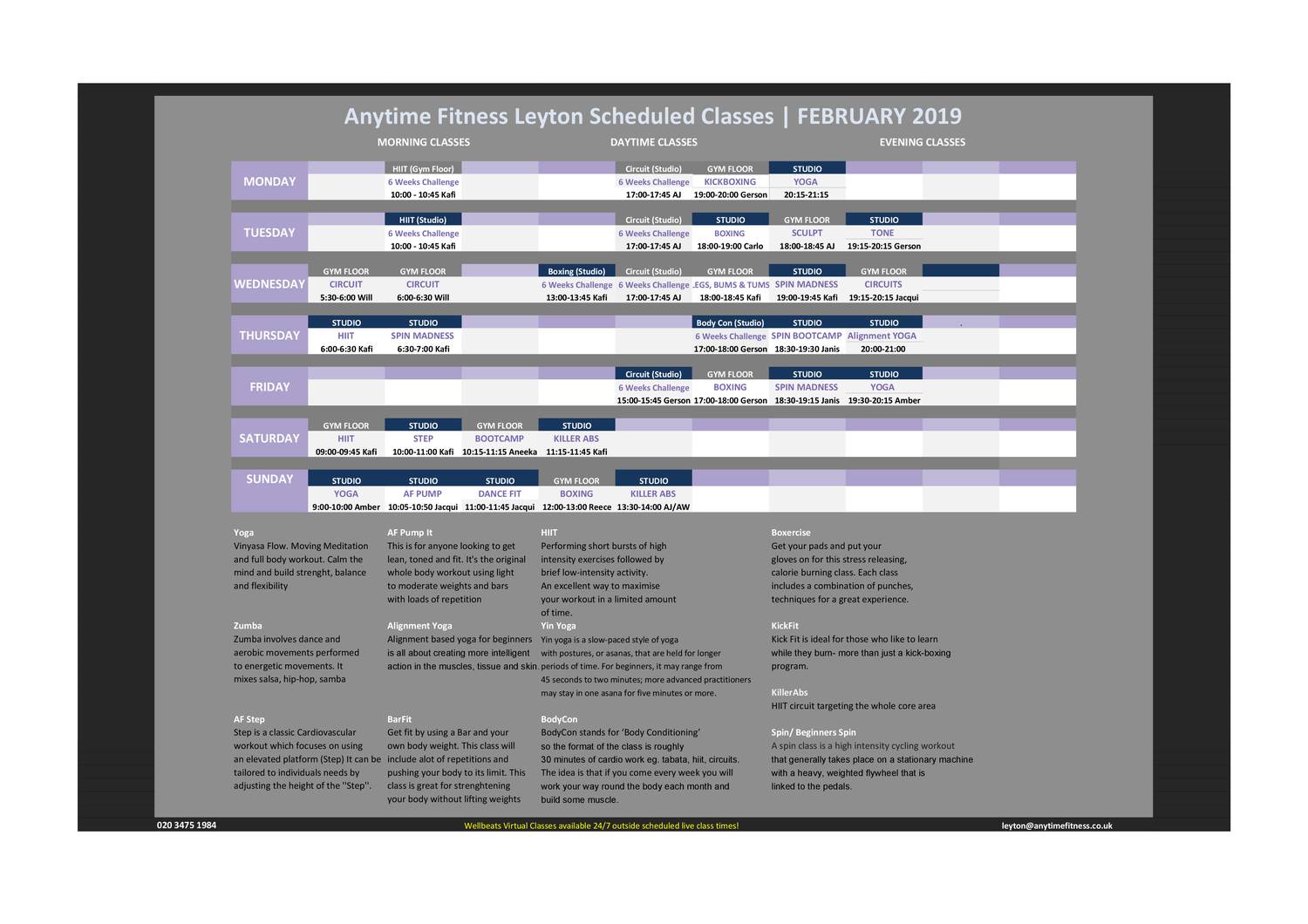 Class Timetable Feb 2019 Pdf DocDroid