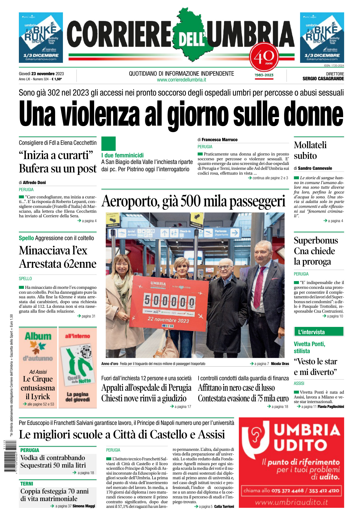 Rassegna Stampa Del Novembre Prime Pagine Dei Giornali In Pdf