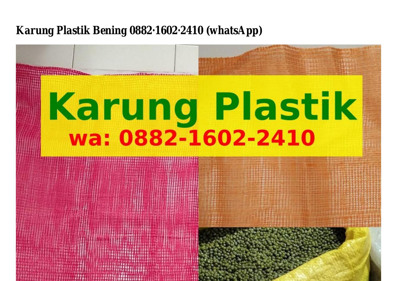 Karung Plastik Bening Pdf Docdroid