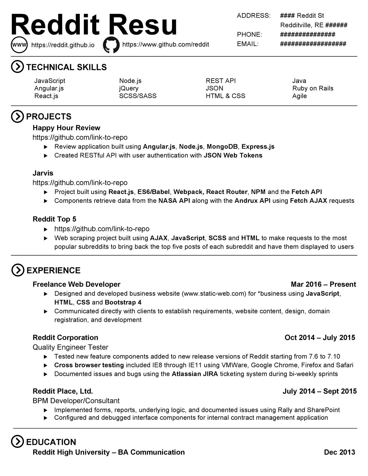 Reddit Resume Pdf Docdroid