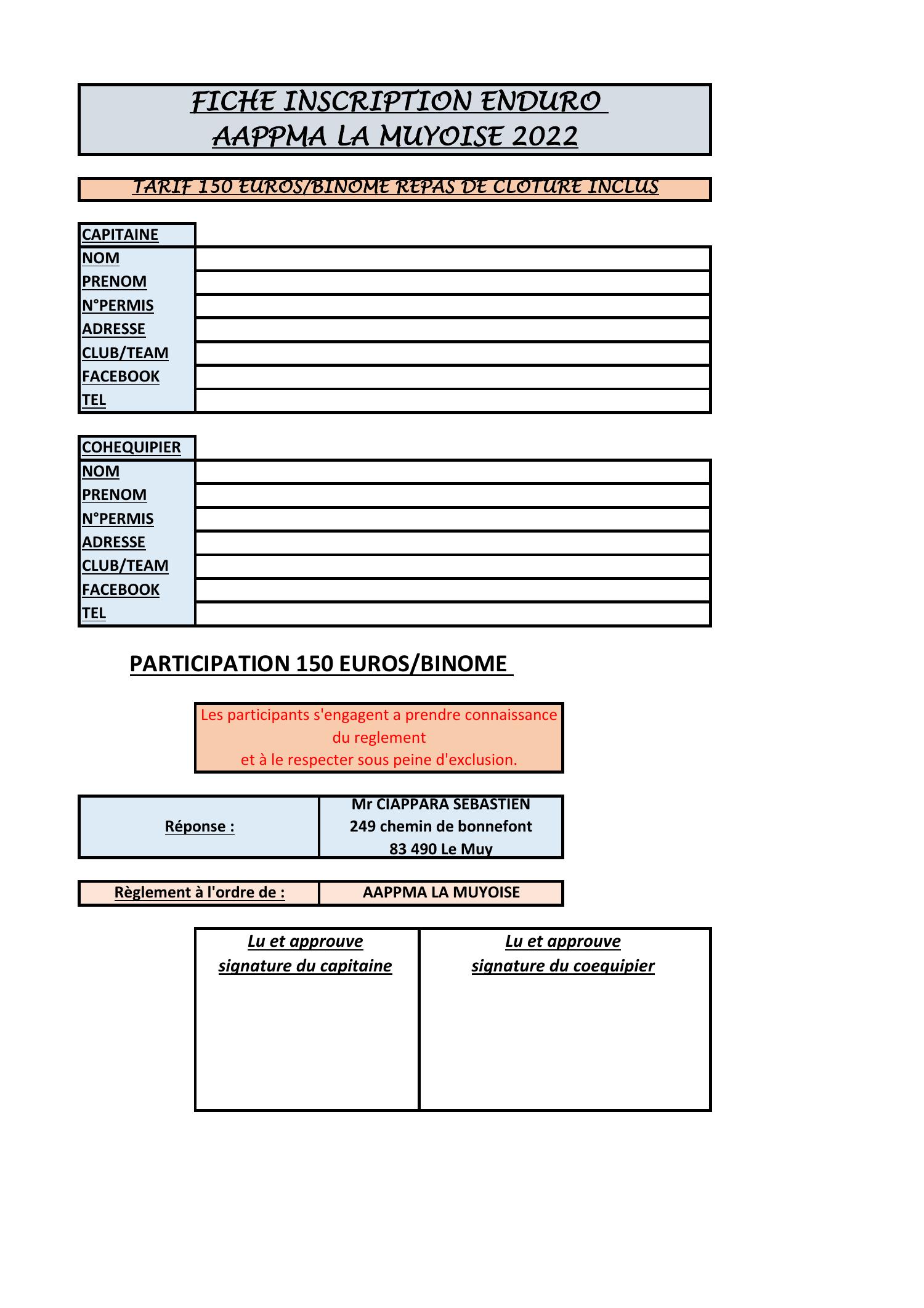 Fiche Inscription Xlsx Pdf Docdroid