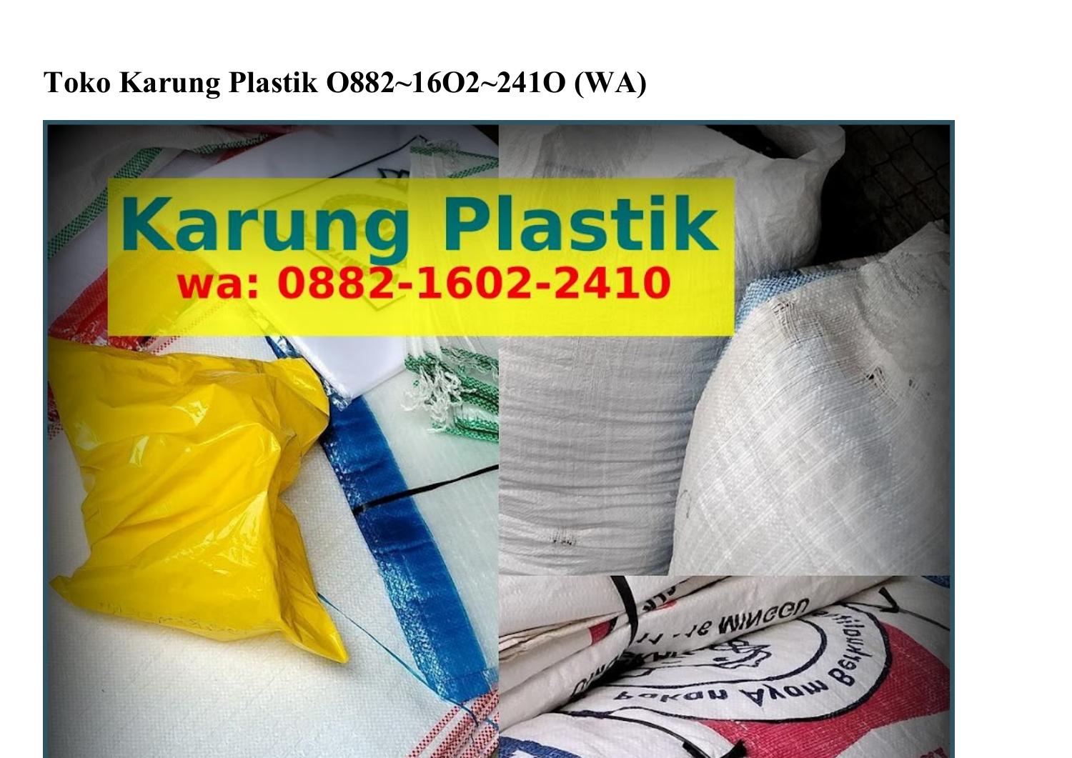 Toko Karung Plastik Pdf Docdroid