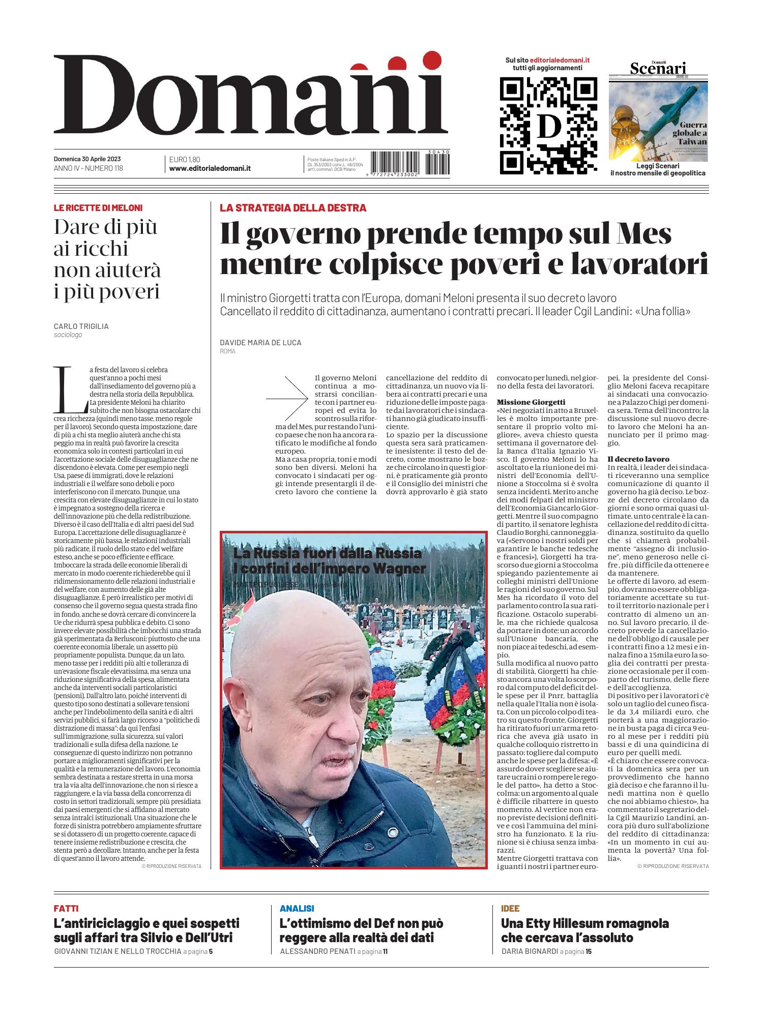 La Rassegna Stampa Del 30 Aprile 2023 Giornali In Pdf Compressed Pdf