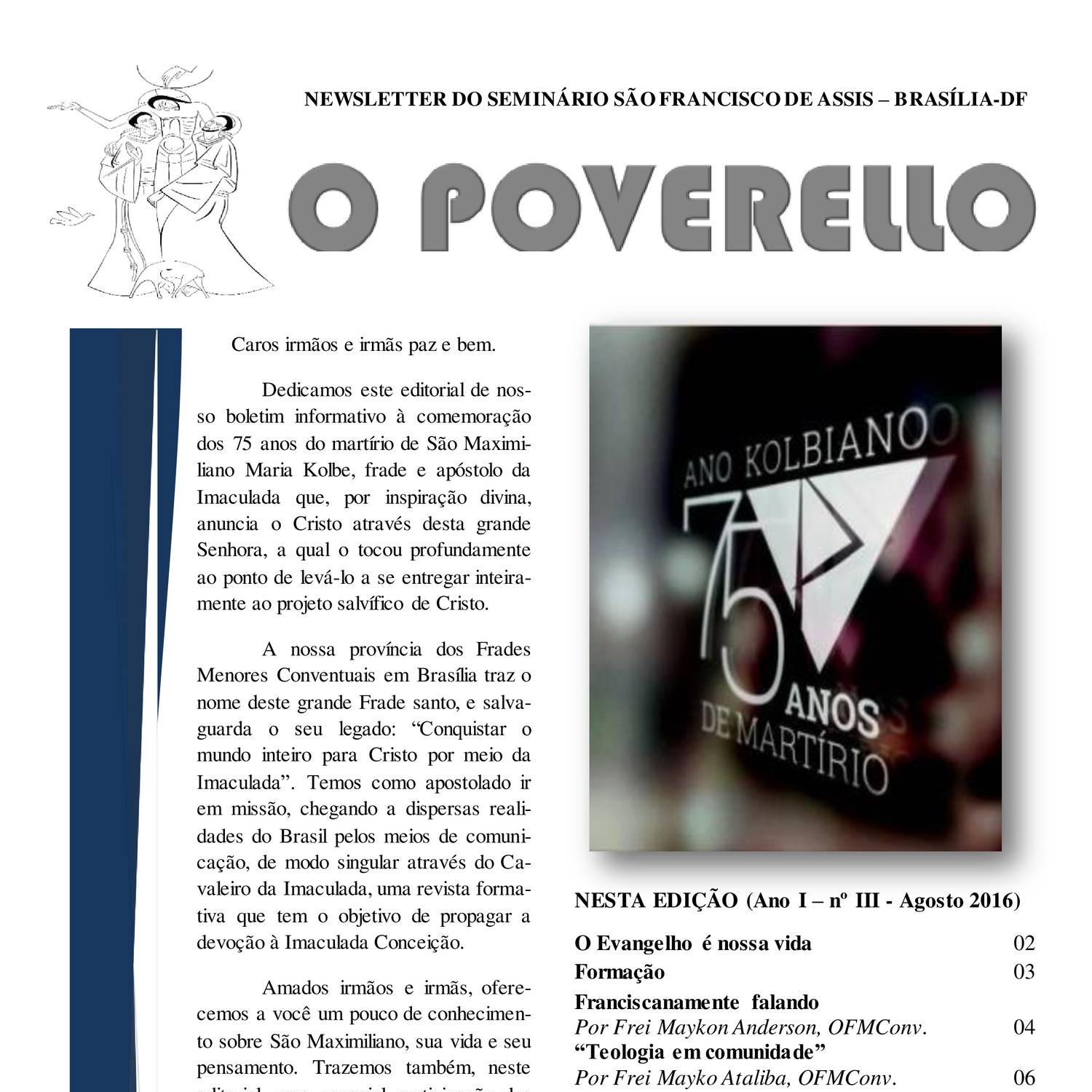 O Poverello Agosto Pdf DocDroid