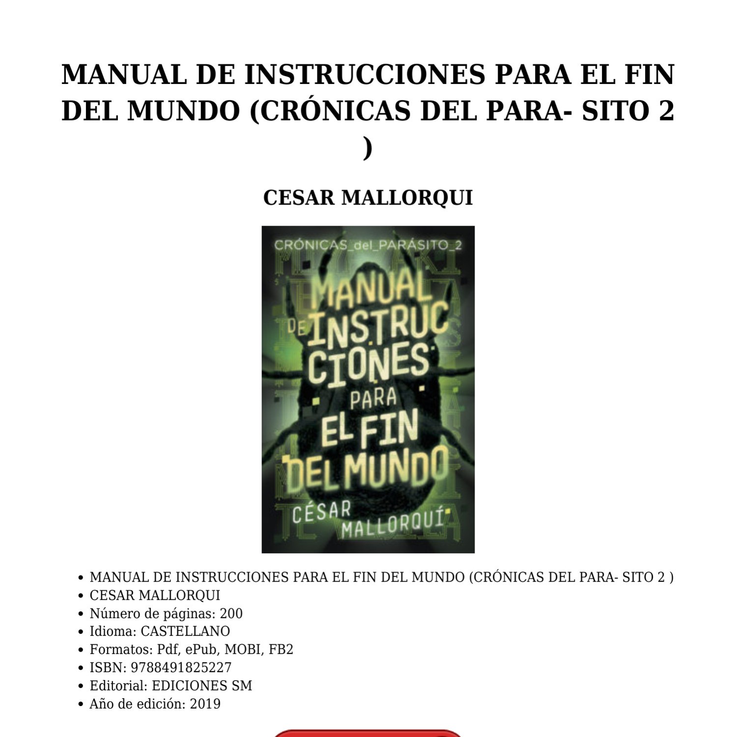 MANUAL DE INSTRUCCIONES PARA Pdf DocDroid