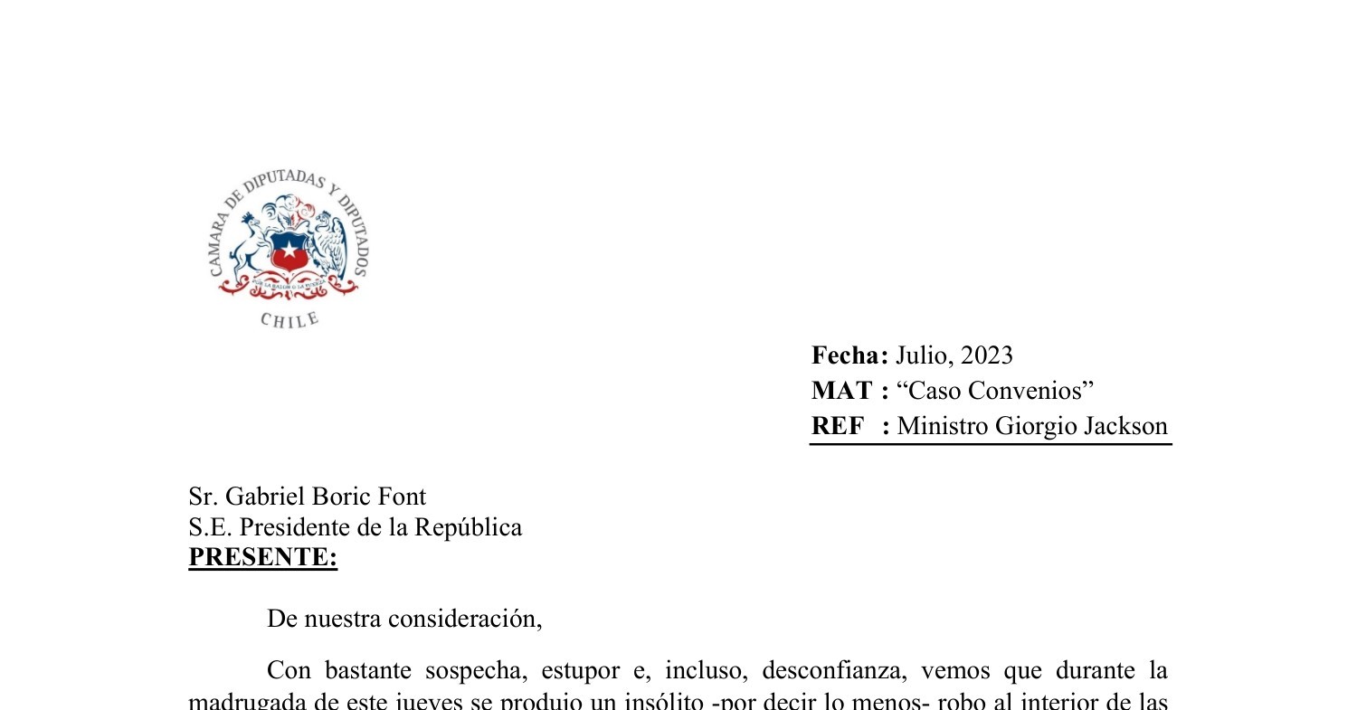 Carta Al Presidente Gabriel Boric Pdf DocDroid