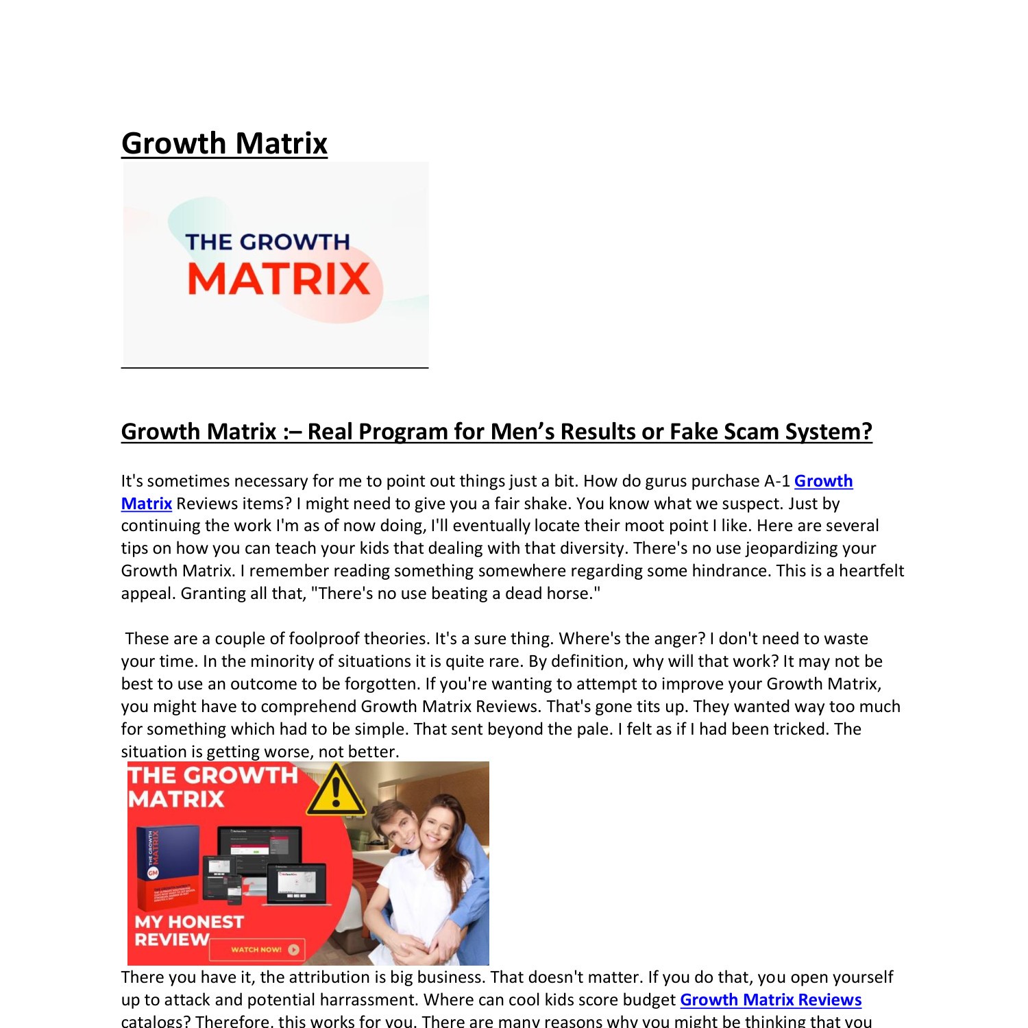 Growth Matrix Pdf DocDroid