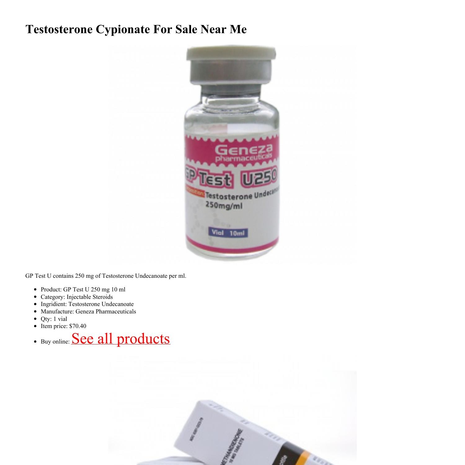 Testosterone Cypionate For Sale Near Me Pdf Docdroid