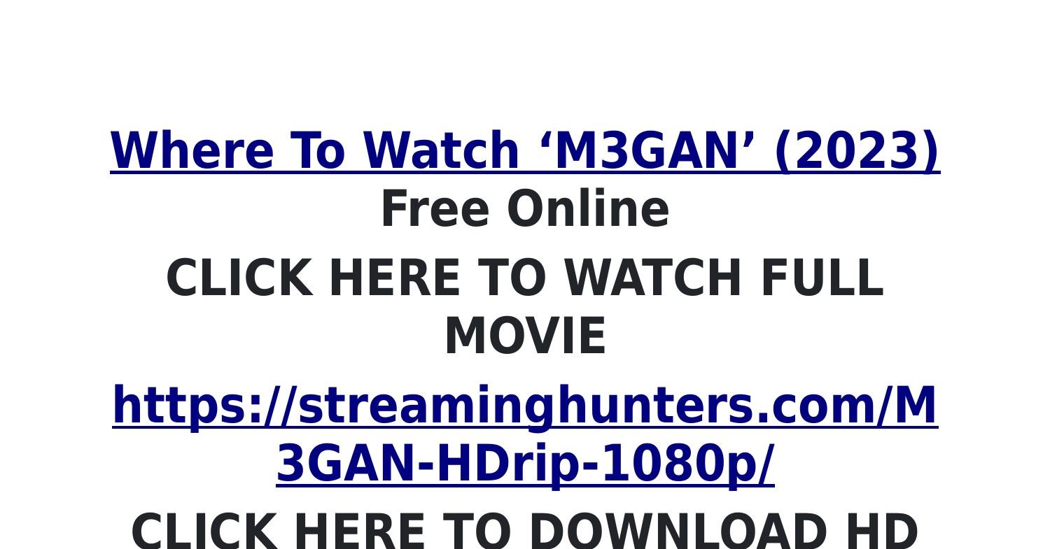 Free M Gan Where Can Watch M Gan Pdf Docdroid