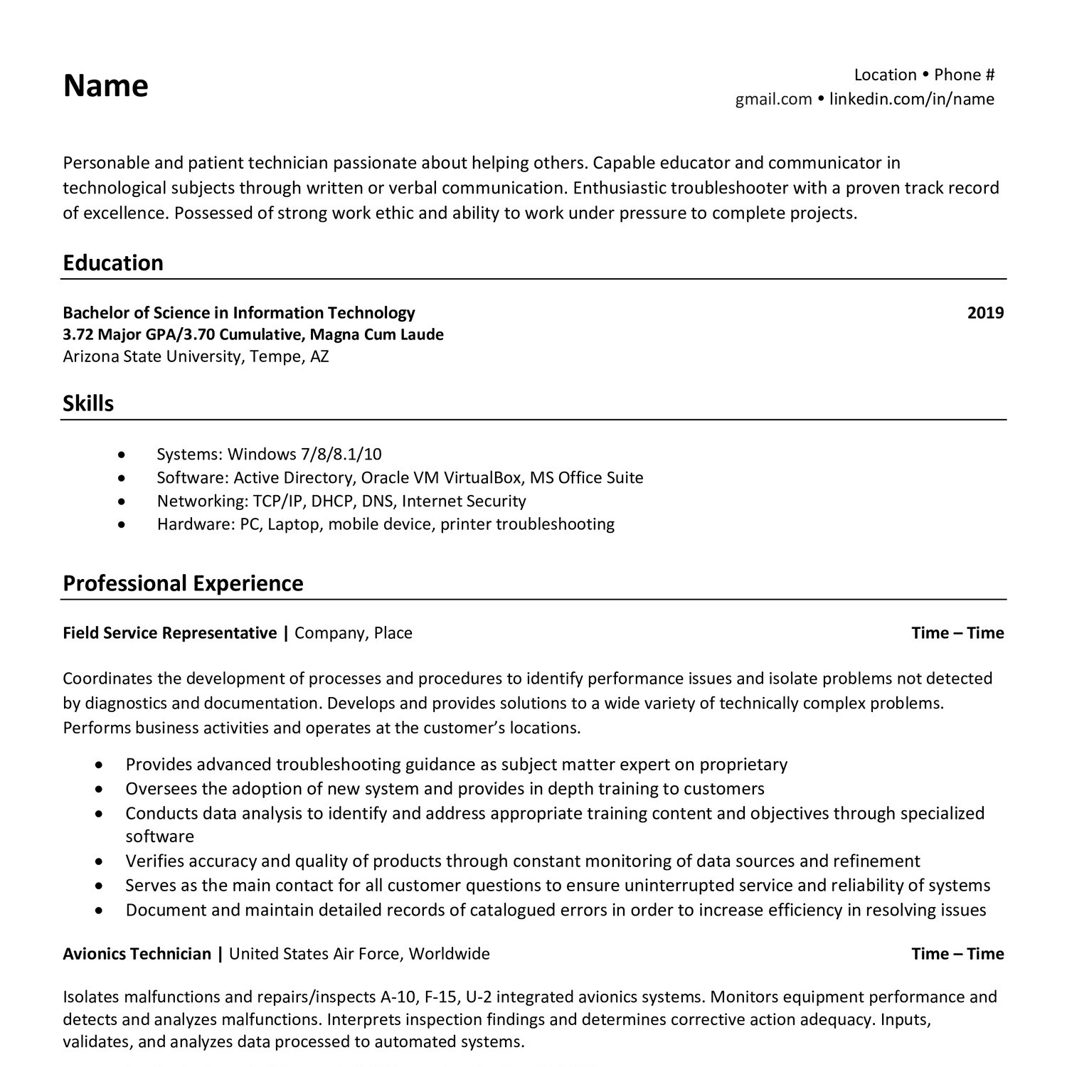 Redacted Resume Pdf DocDroid