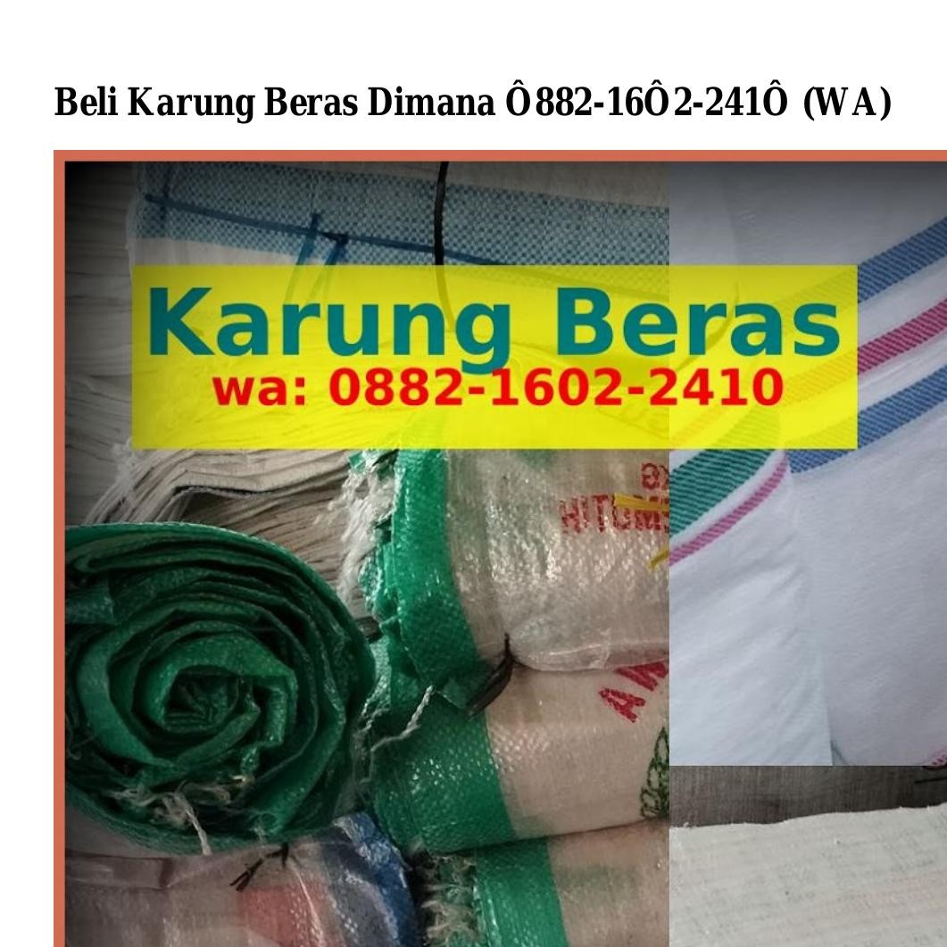 Beli Karung Beras Dimana Pdf Docdroid