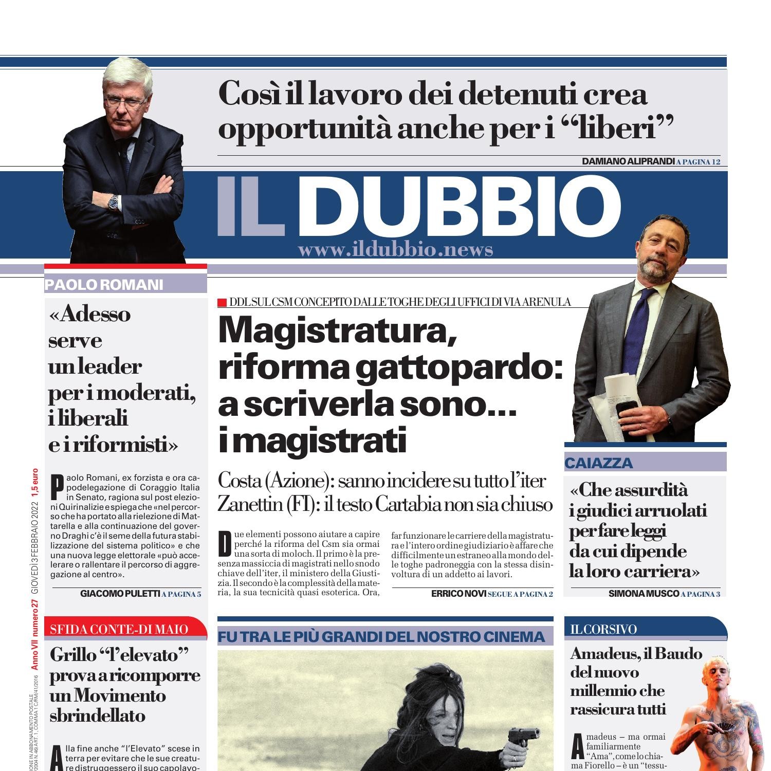 Video Rassegna Stampa Del Mattino Giornali In Pdf Del 3 Febbraio 2022