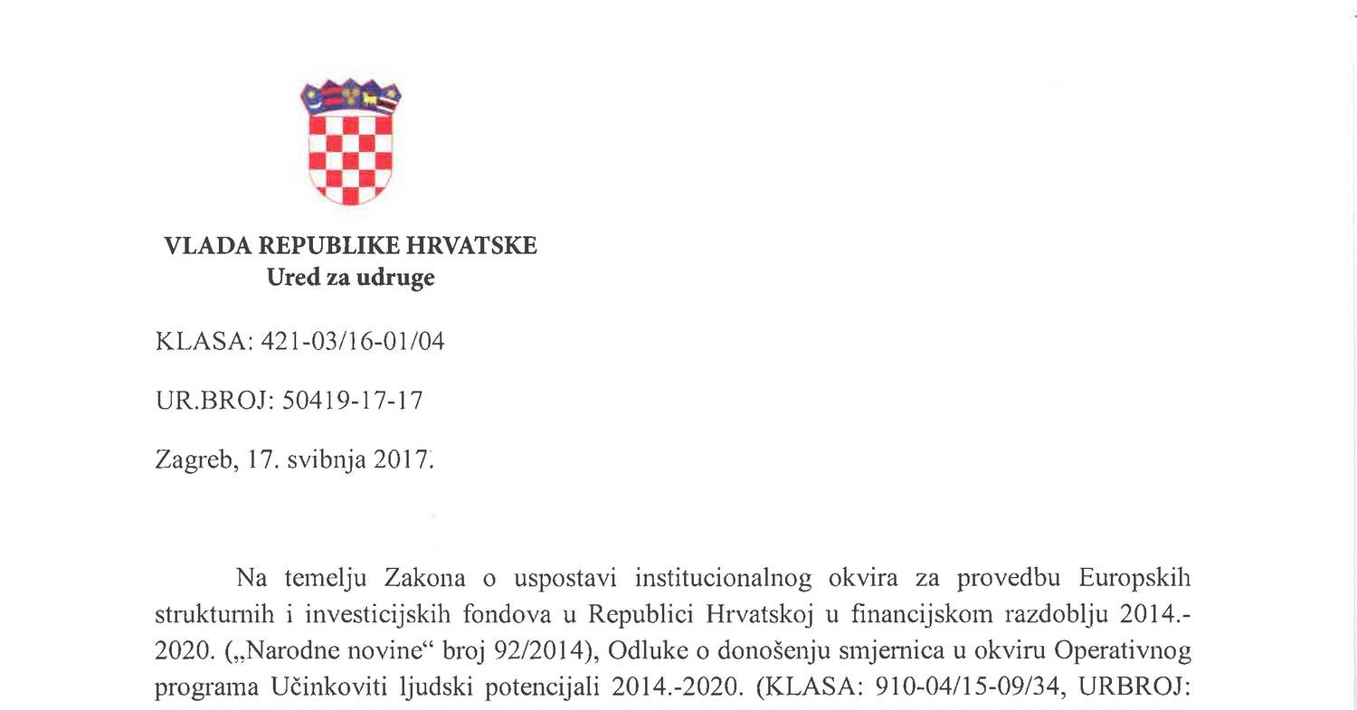 Odluka O Financiranju Volonterstvo Pdf Docdroid