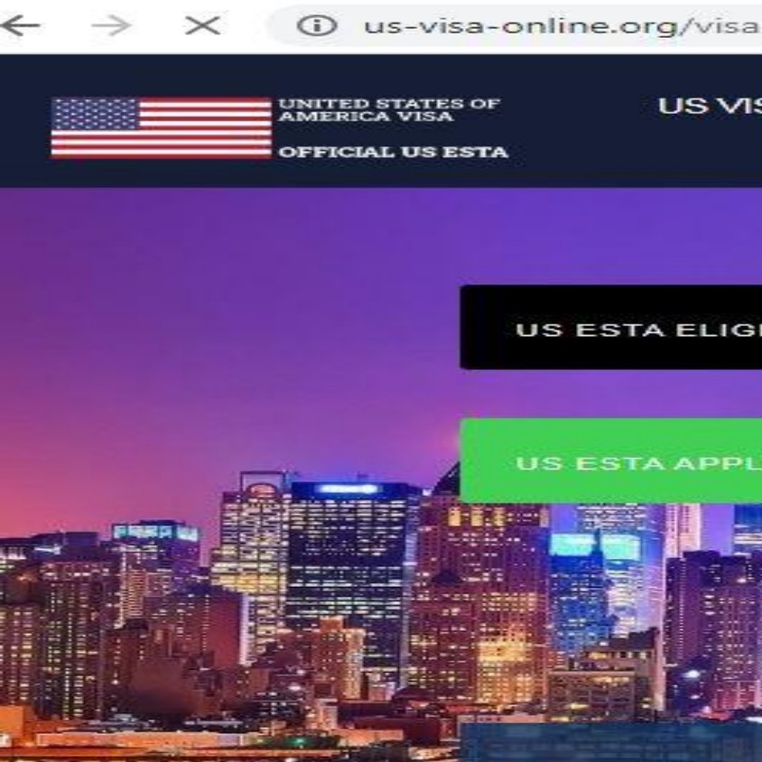 United States American Esta Visa Service Online Usa Electronic Visa