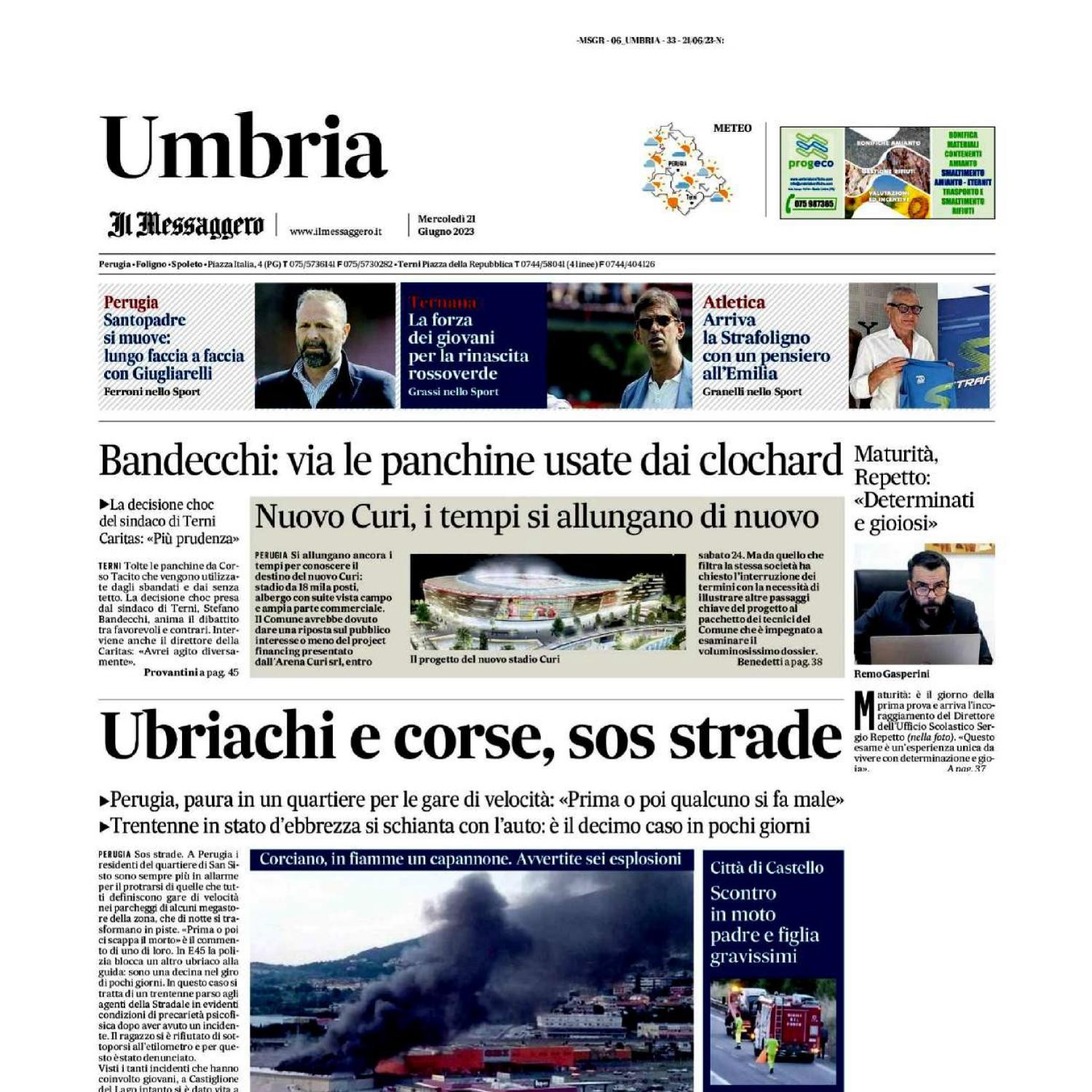 La Rassegna Stampa In Tv Prime Pagin In Pdf Del 21 6 23 Pdf DocDroid