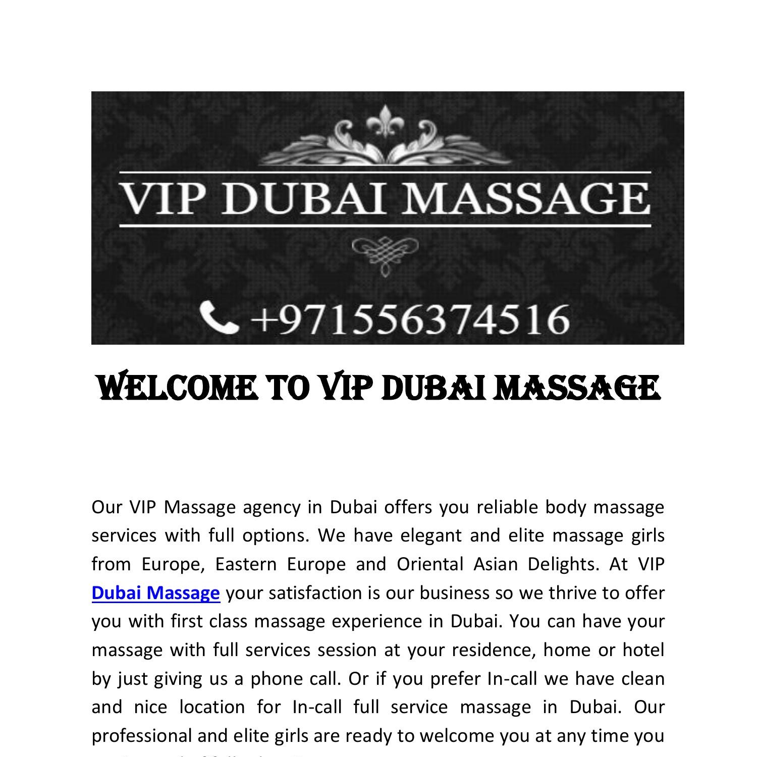 VIP Dubai Massage Pdf DocDroid