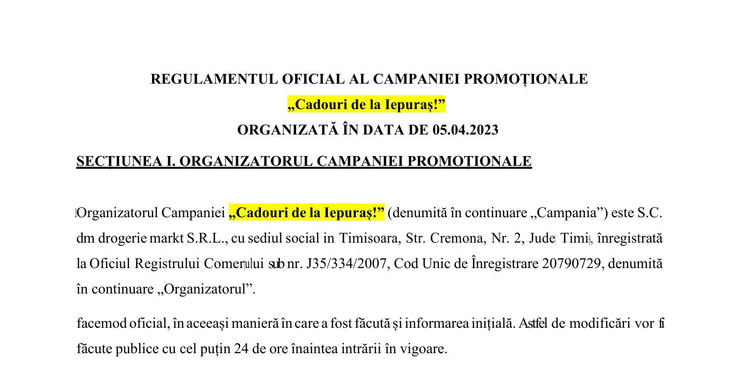 Regulament Concurs Paste Docx Docdroid
