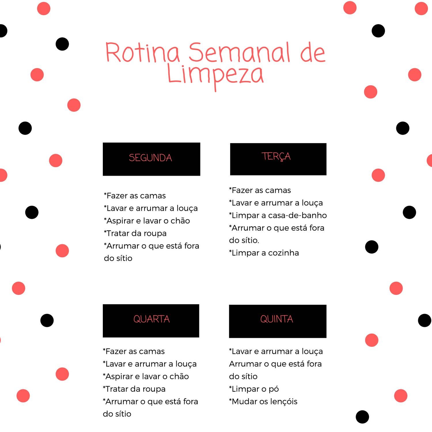 Rotina Semanal De Limpeza Pdf Docdroid