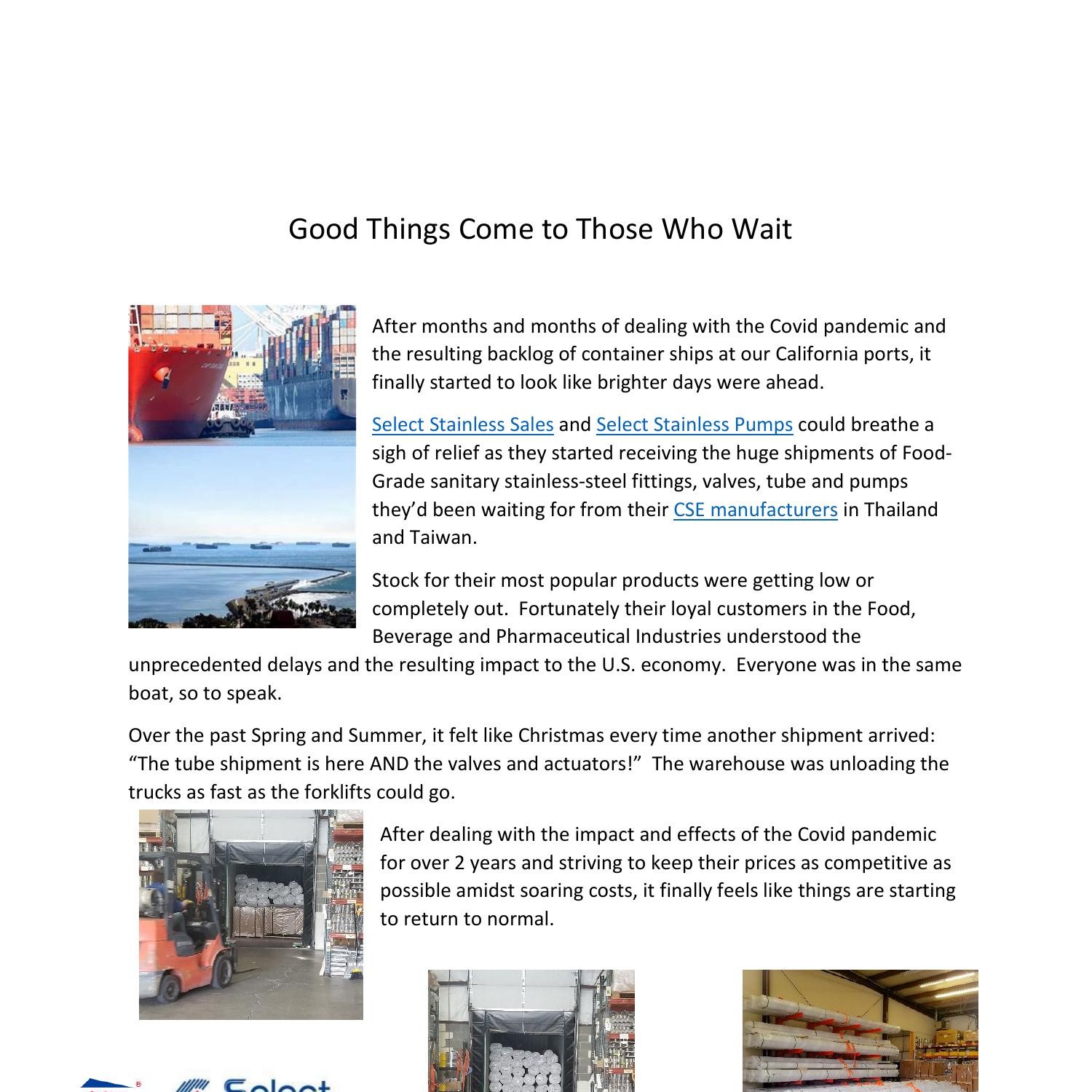 Good Things Come To Those Who Wait Pdf DocDroid