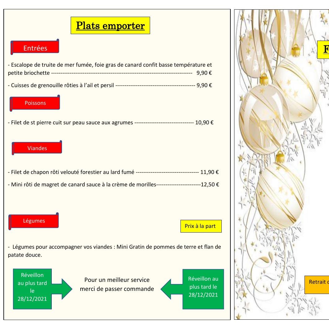 Menus Emporter R Veillon Avec Logo Pdf Docdroid