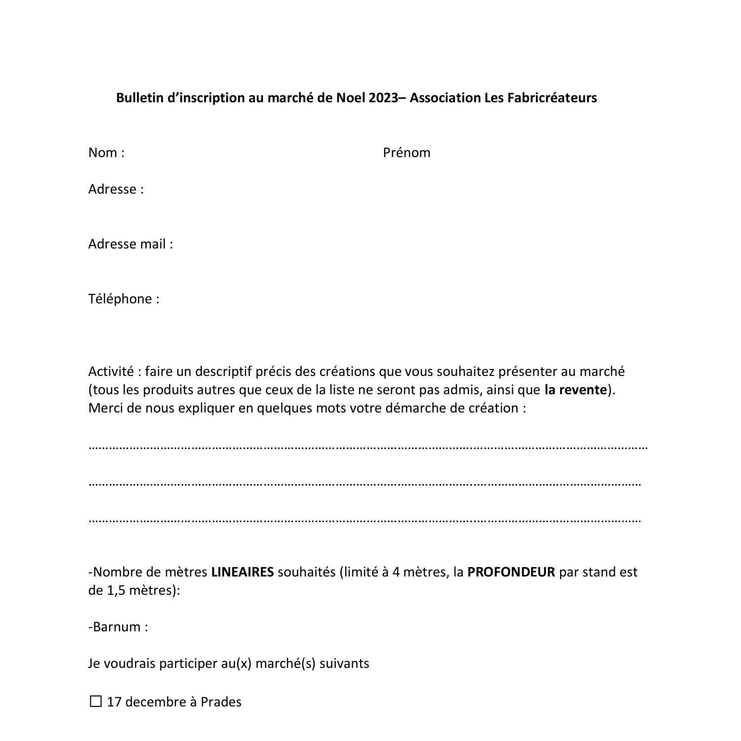 bulletin inscription Noël 2023 pdf DocDroid