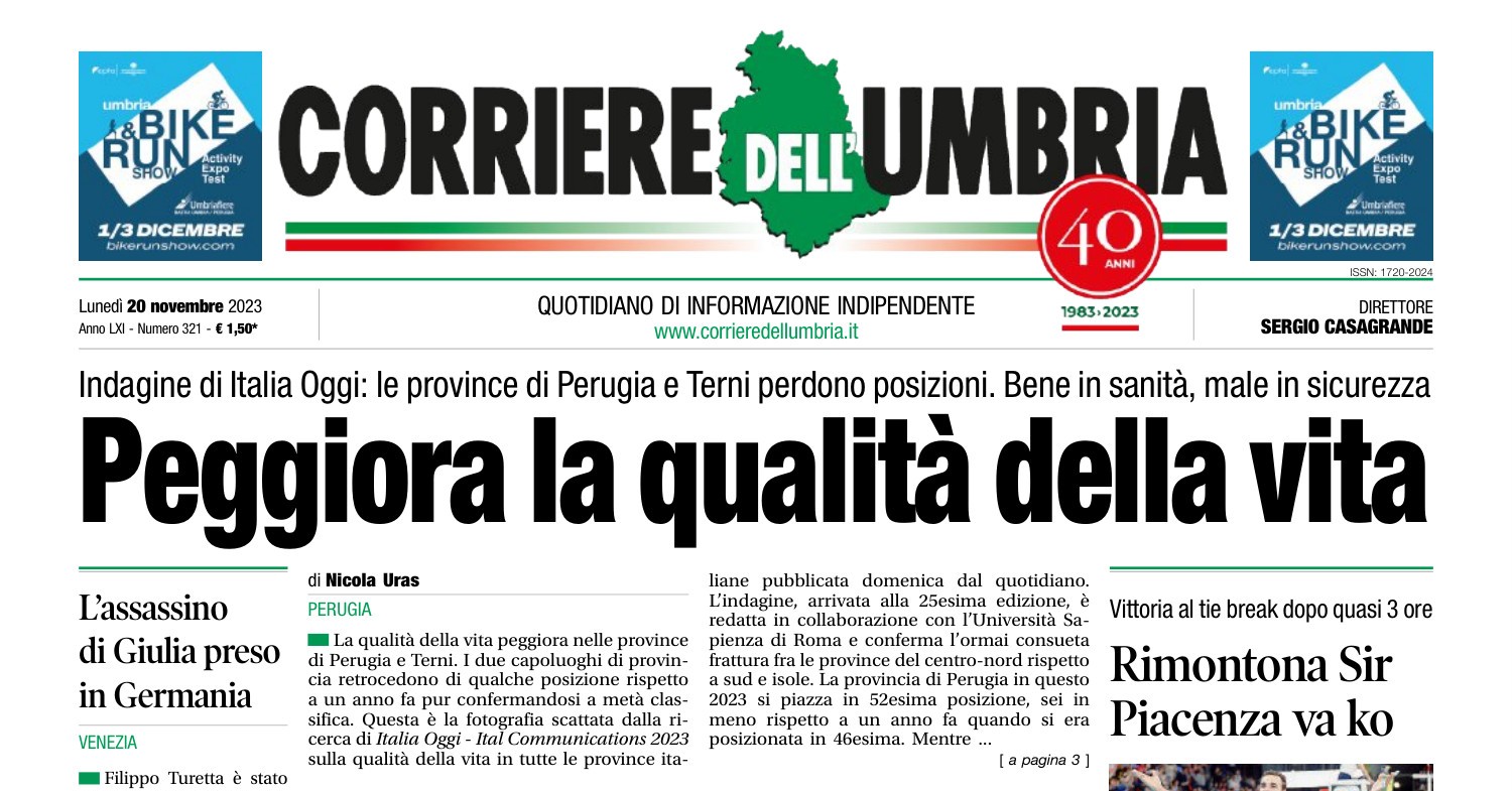 Rassegna Stampa Del Novembre Prime Pagine Dei Giornali In Pdf