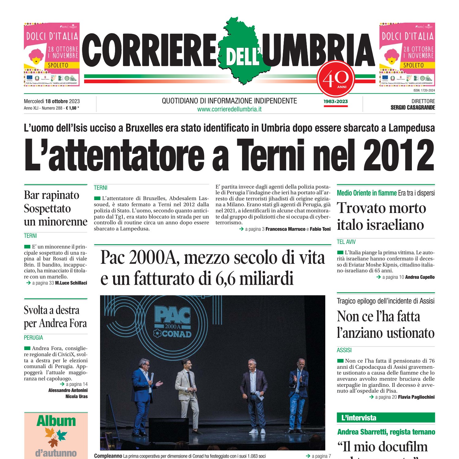 Rassegna Stampa Del Ottobre Prime Pagine Dei Giornali In Pdf