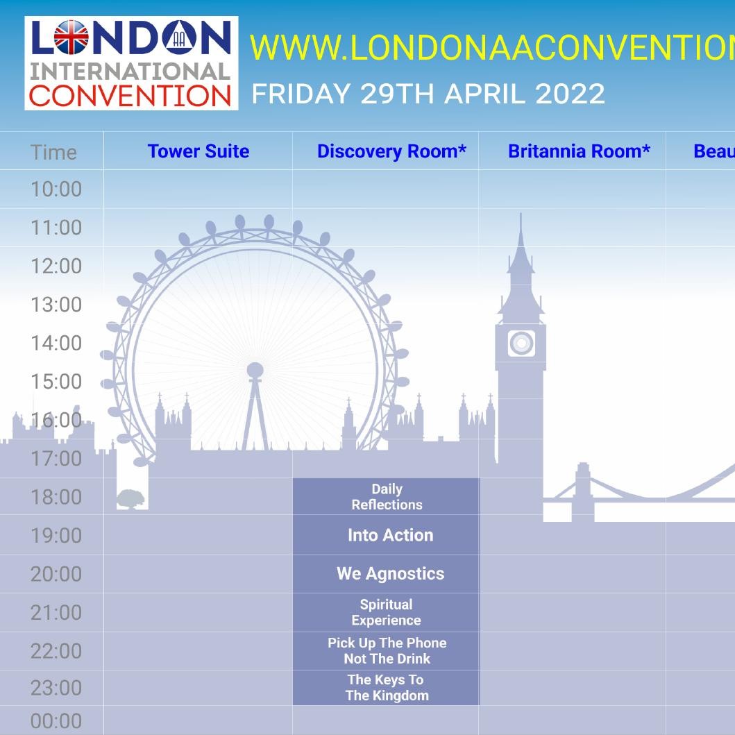 London AA Convention Timetable V1 3 Pdf DocDroid