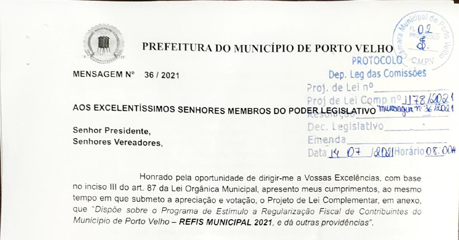 Projeto De Lei Complementar N Mensagem N Pdf