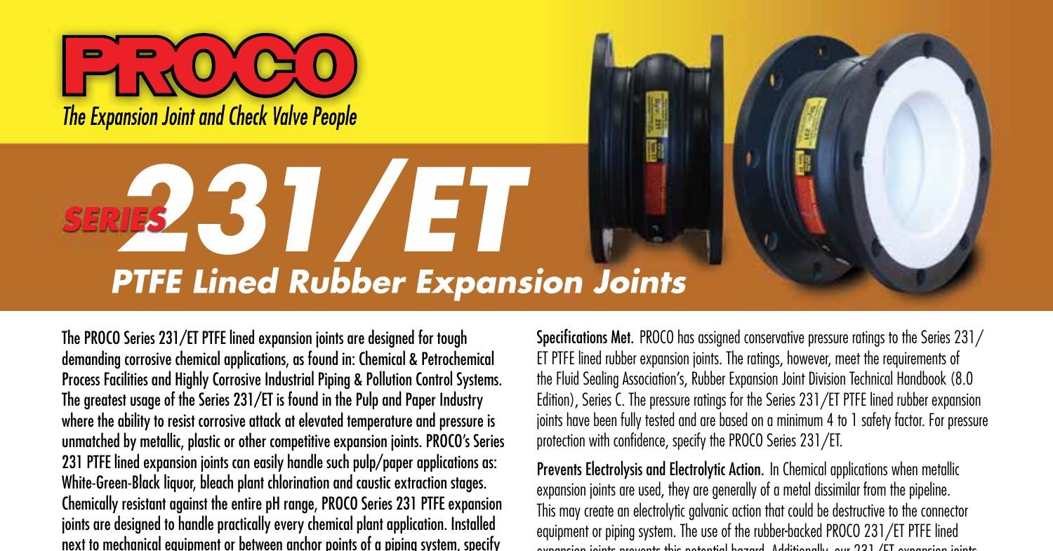 Proco Ptfe Rubber Expansion Bellows Pdf Docdroid