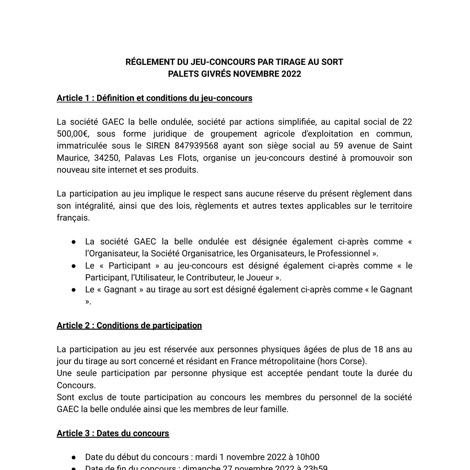 R Glement Du Jeu Concours Pdf Docdroid