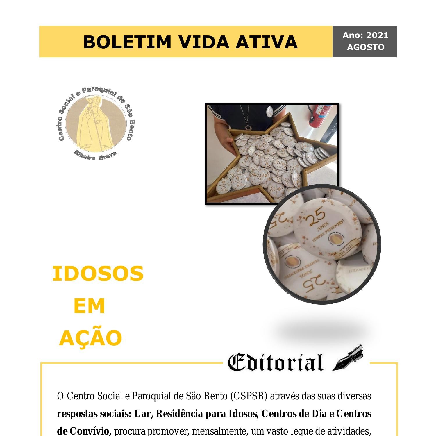 Boletim Vida Ativa Agosto 2021 Pdf DocDroid