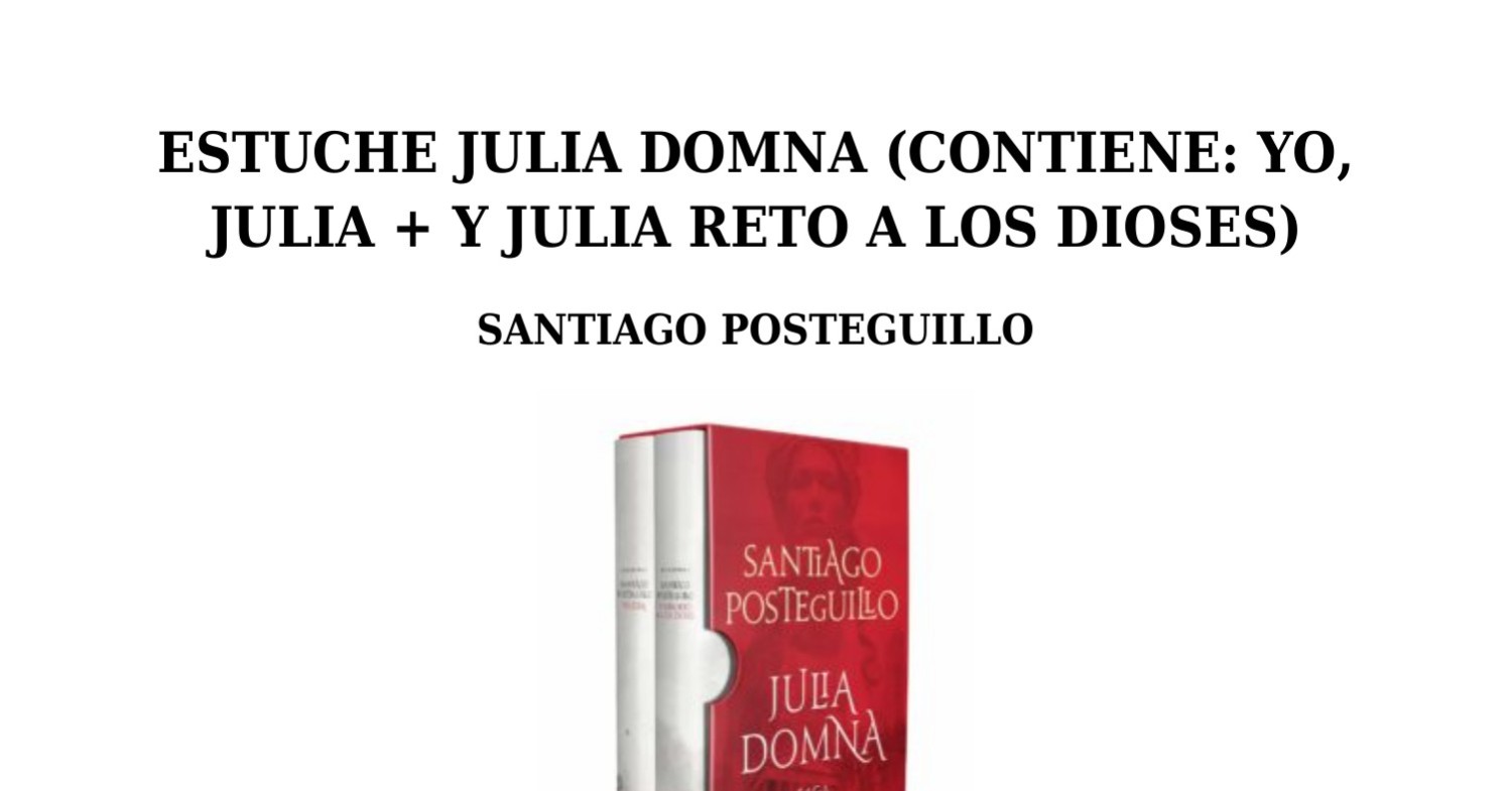 PDF ESTUCHE JULIA DOMNA CONTIENE Pdf DocDroid