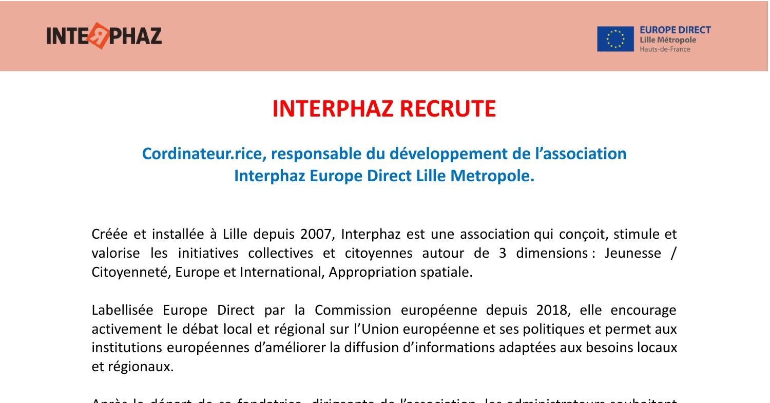 Profil Coordinateur Docx Pdf Docdroid