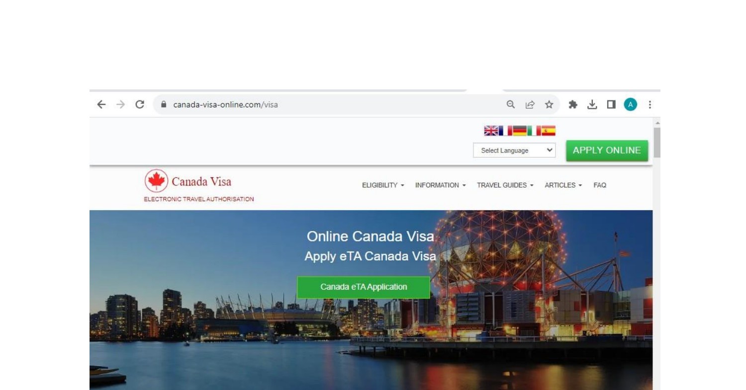 Canada Official Government Immigration Visa Application Online Italian