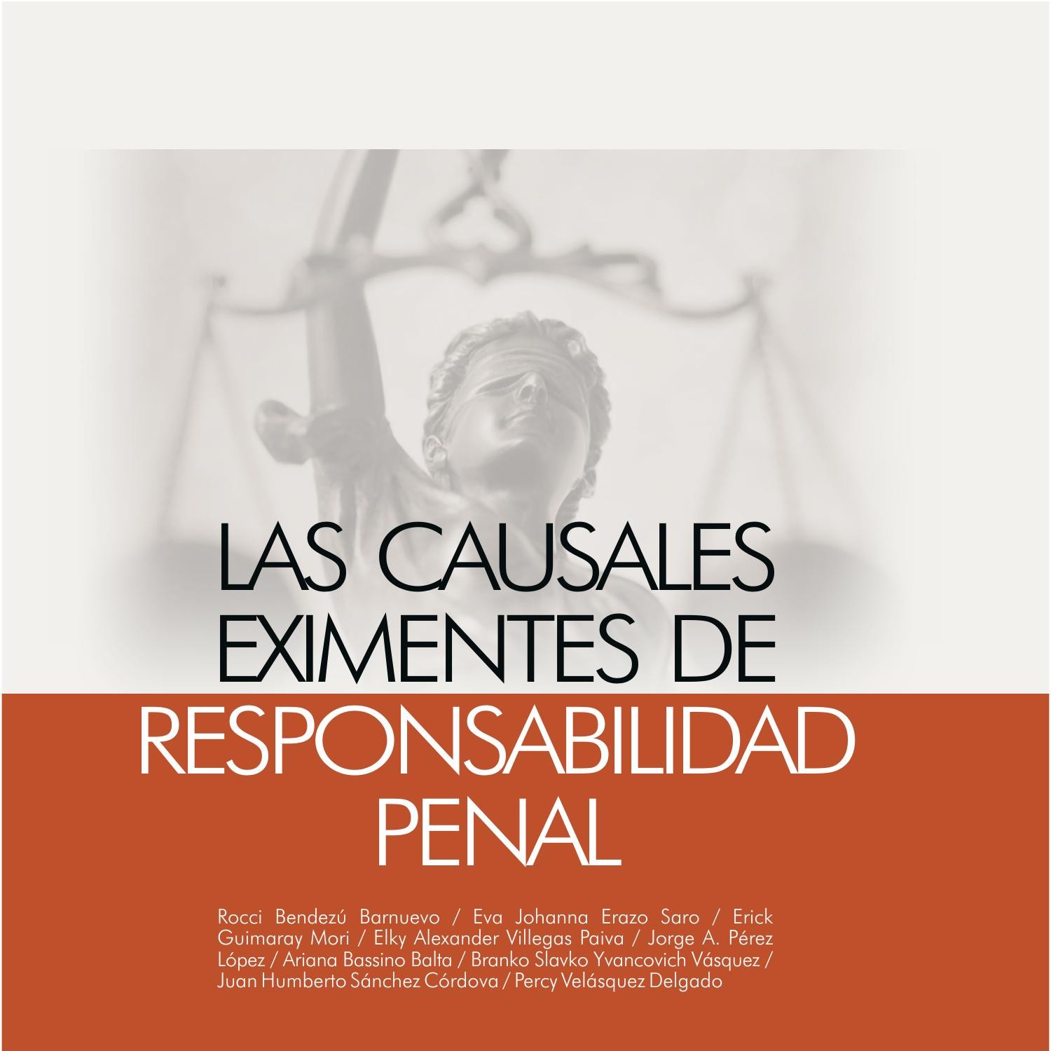 Las Causales Eximentes De Responsabilidad Penal Pdf Pdf DocDroid