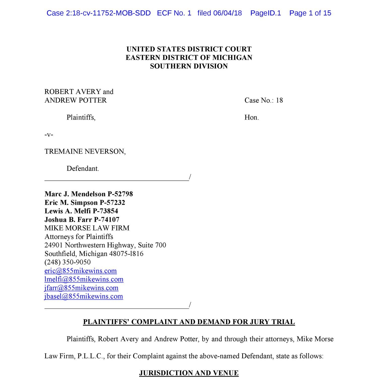 Trey Songz Complaint Pdf Docdroid