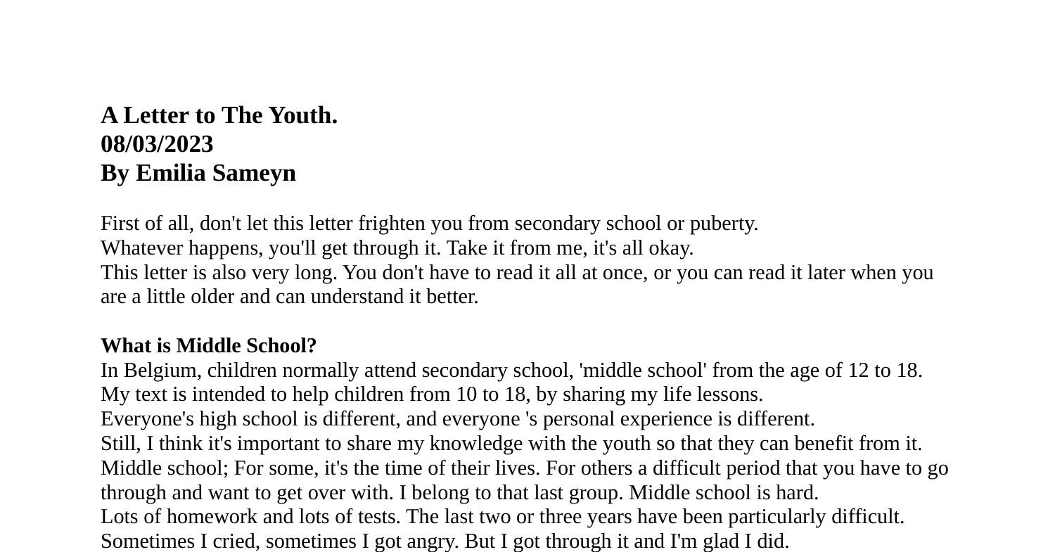 Letter To The Youth Pdf Docdroid