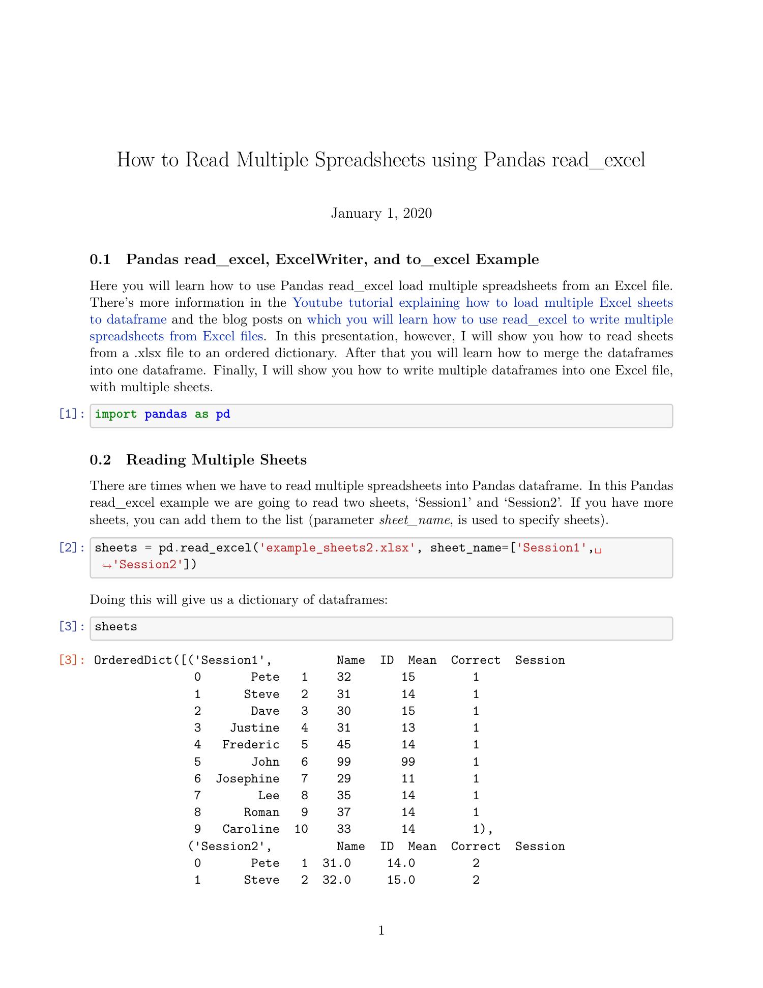 How To Read Multiple Spreadsheets Using Pandas Read excel pdf DocDroid