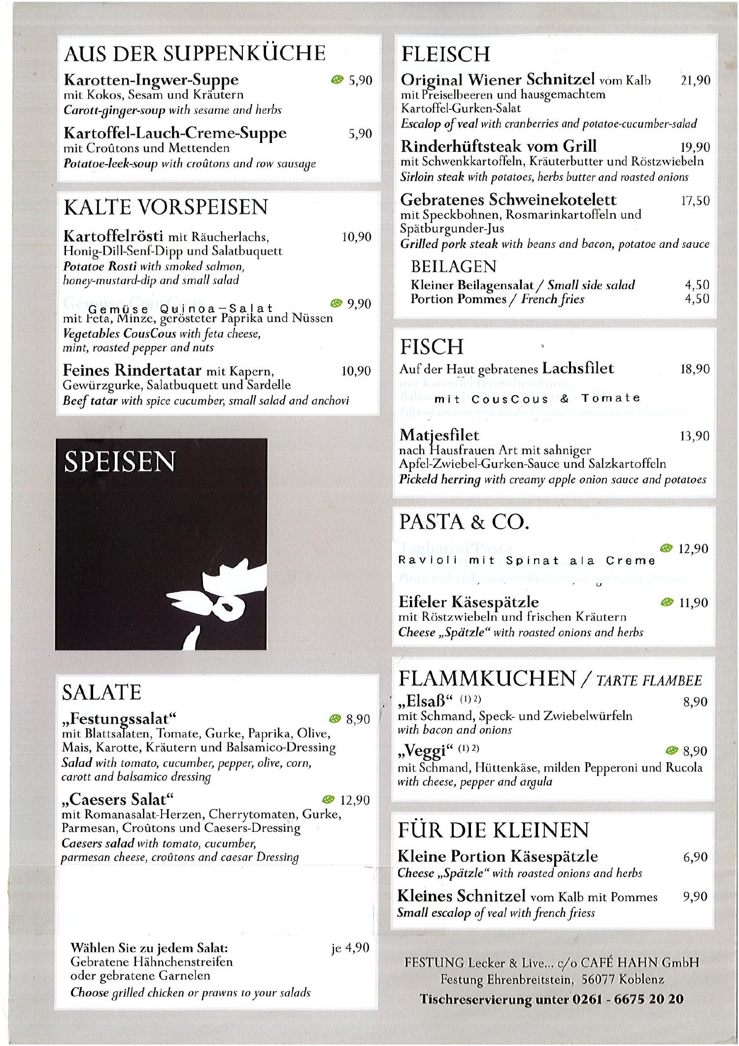 Speisekarte Restaurant Pdf Docdroid