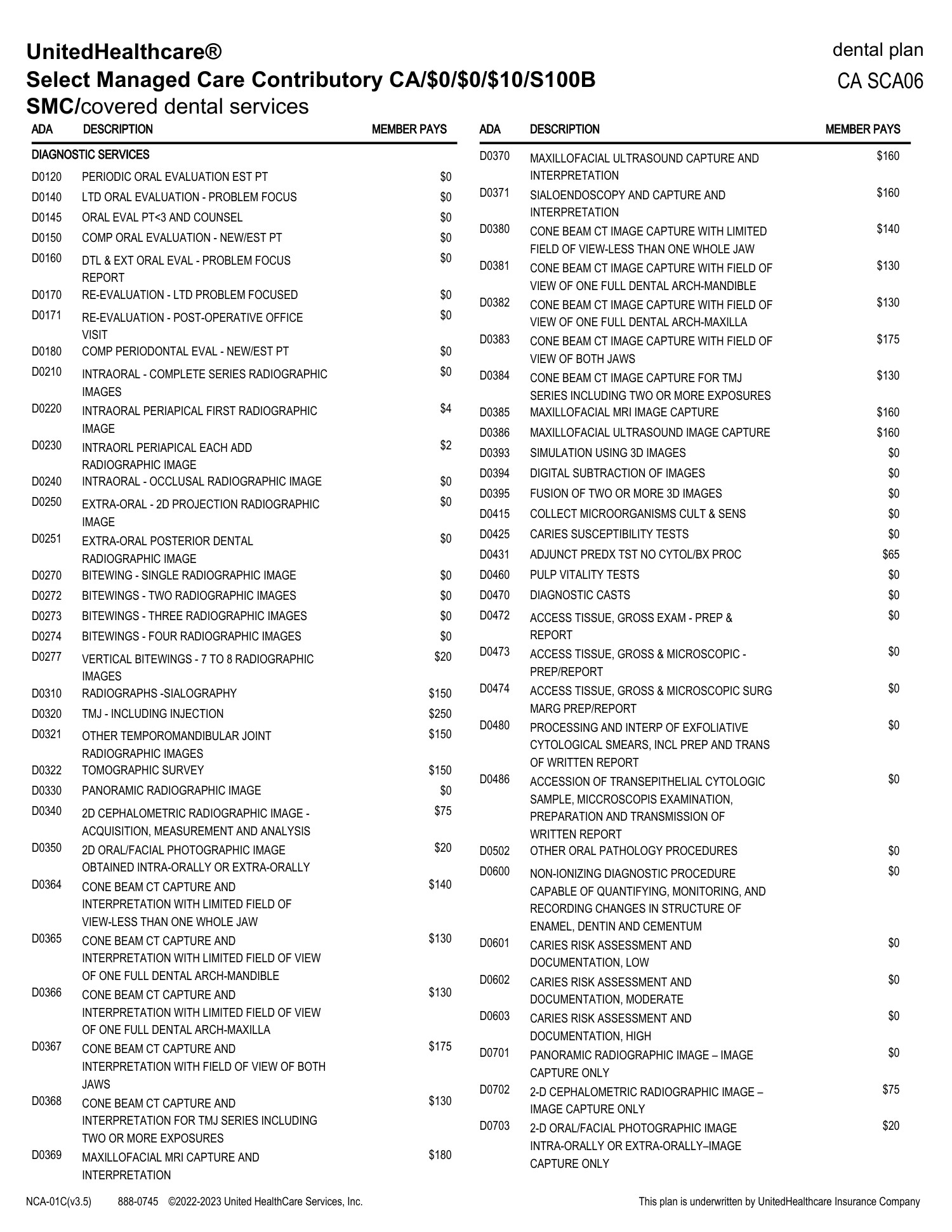 UHC Dental HMO Summary (2).pdf | DocDroid